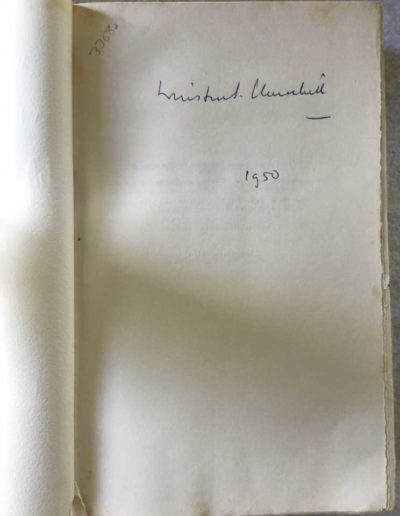 Vol 3. French Second WW with Churchill's Signature
