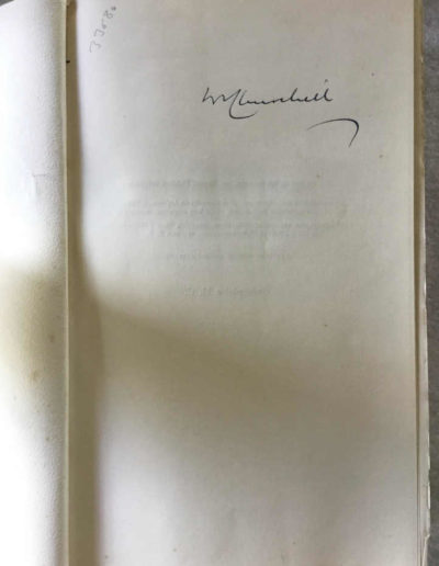 Vol 4. French Second WW with Churchill's Signature