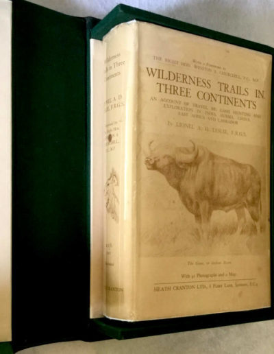 The Book Wilderness Trails in its Custom Protective Clamshell Book-like Box