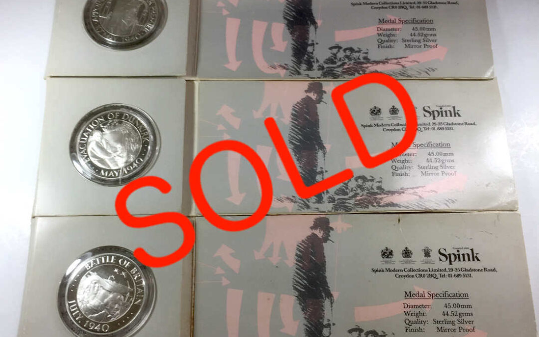 Winston’s War – 3 Medals Honoring Churchill