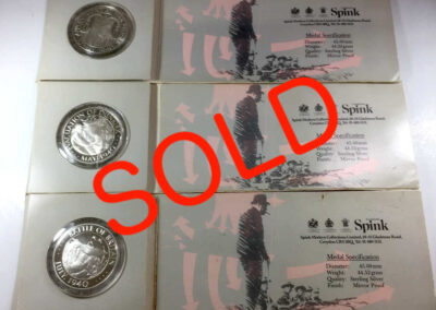 Winston's War - 3 Silver Medals: now SOLD