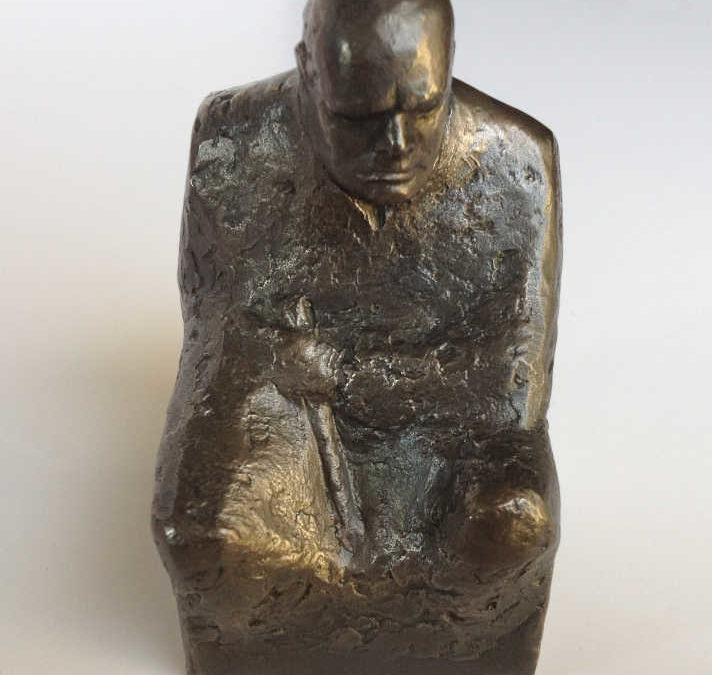 Churchill Centenary Hand-wrought Statuette: Garrard
