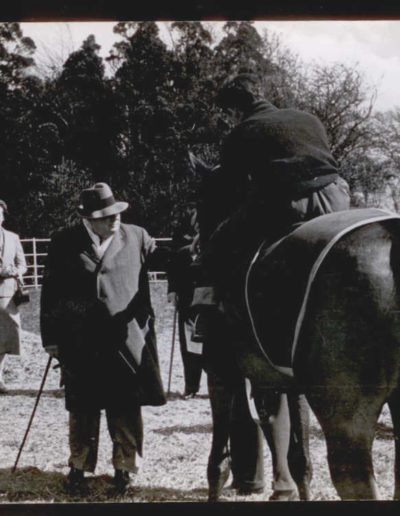 Churchill with the Jockey - 6"x8" photo