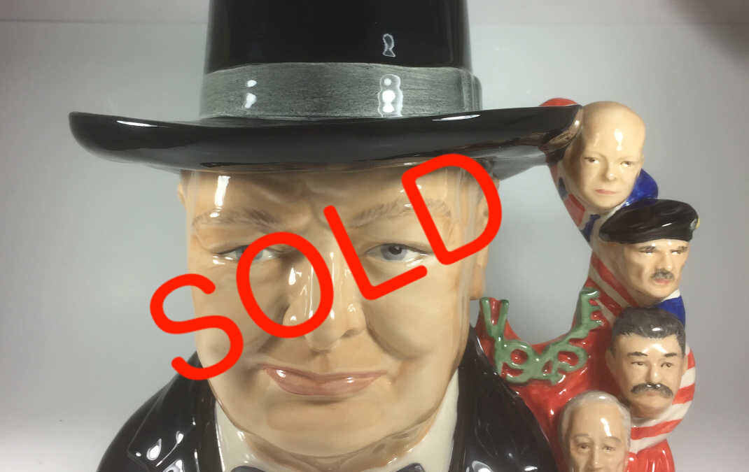 Churchill Jug – Large Colored – Kevin Francis/Peggy Davies Studio