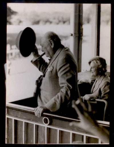 Churchill at the Races - 6"x8" photo