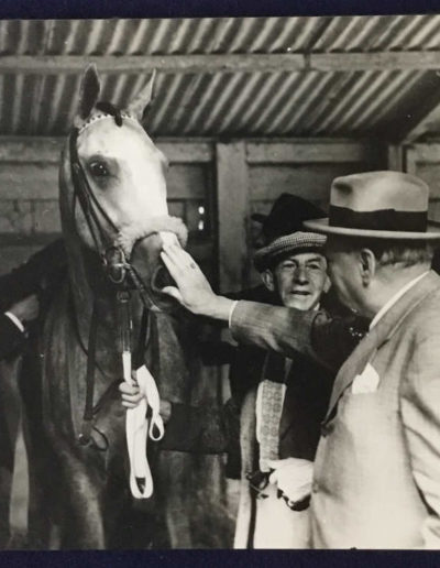 Churchill in the Stables - 6"x8" photo
