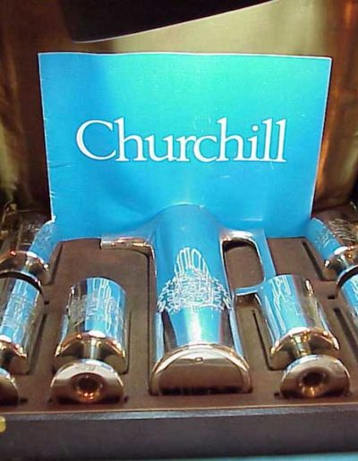 Churchill Centenary Silverware Set in Presentation Case by Garrard