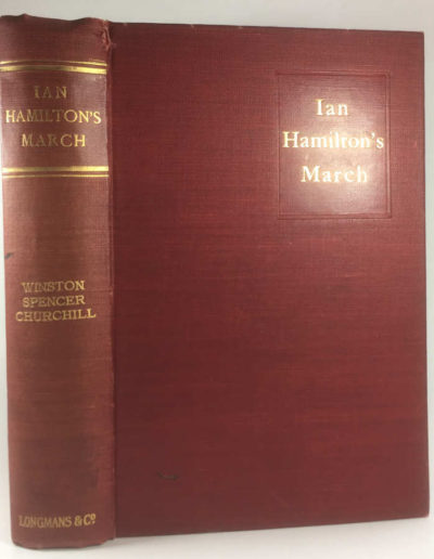 Ian Hamilton's March by Winston Churchill. 1st UK Edition 2nd Printing, 1900