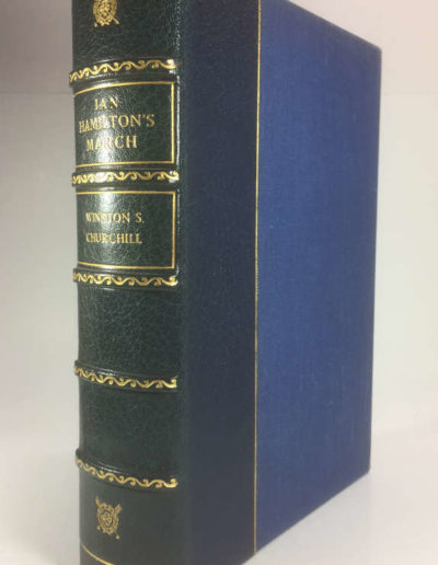 Ian Hamilton's March by Winston Churchill. 1st English Edition in Solander Case