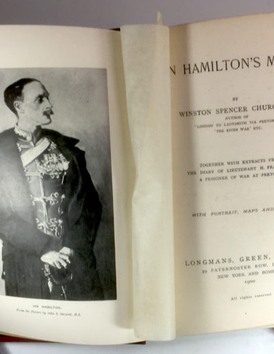 Ian Hamilton's March by Winston Churchill. 1st English Edition 1900
