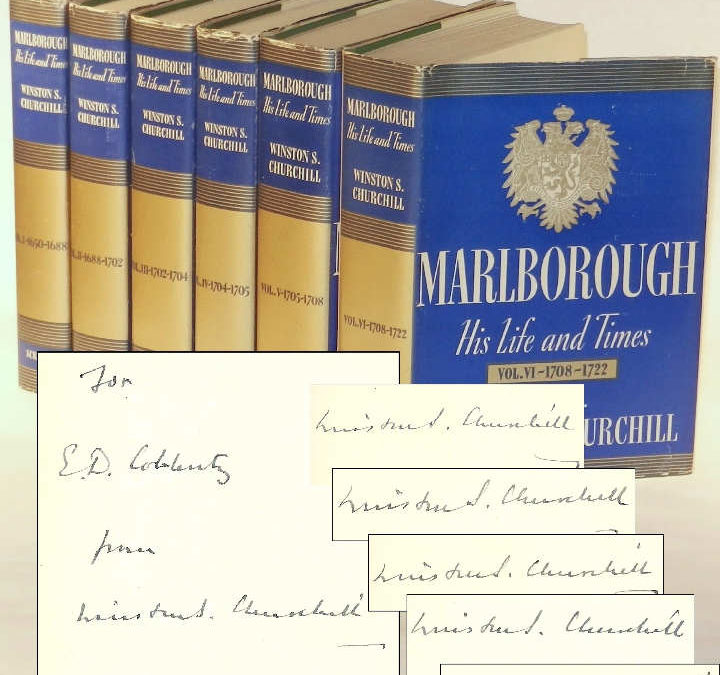 Marlborough by Churchill: Signed, 1st Edn