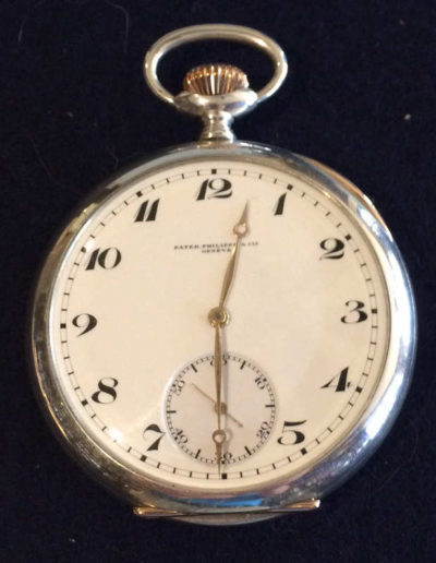 atek Philippe Observatory Chronometer Pocket Watch from Paul Von Hindenburg’s family estate