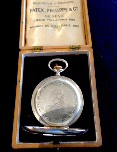 Patek Philippe Observatory Chronometer Pocket Watch from Paul Von Hindenburg’s family estate in presentation case