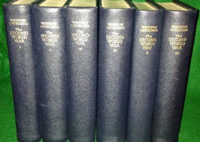 Second World War by Winston Churchill. Presentation Edition, 6 Vols