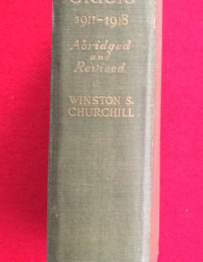Spine: The World Crisis 1911-1918 by Winston S Churchill. Abridged & Revised