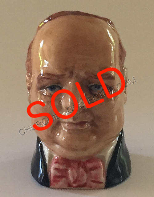 Churchill Toby Jug – Small, Double Handled