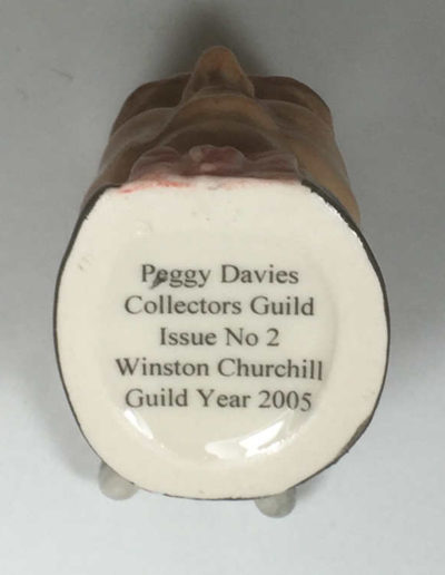 Base: Small Churchill Toby Jug with 2 Handles