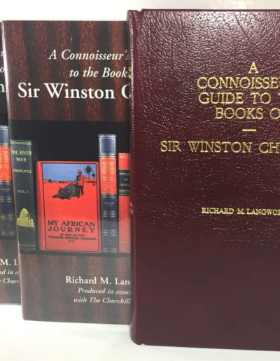 A Connoisseur’s Guide to the Books of Sir Winston Churchill by Langworth: 3 versions