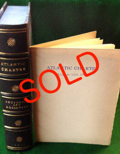 NOW SOLD: Atlantic Charter With Custom-made Protective Case