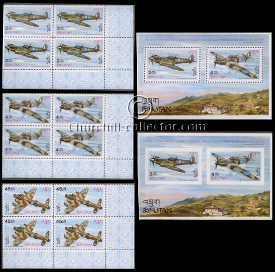 Winston Churchill: Bhutan Stamps + Original Artwork