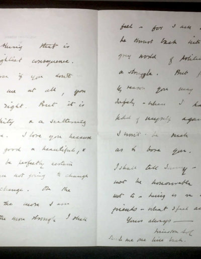 Hand Written Letter by Churchill P2-3