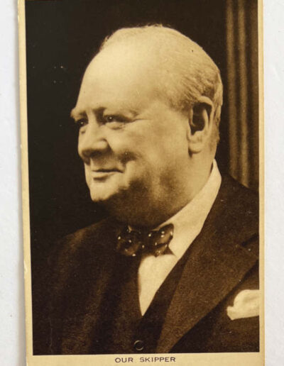 Churchill Postcard - Our Skipper