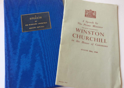 Churchill Speech 'The Few' Aug 20, 1940. House of Commons