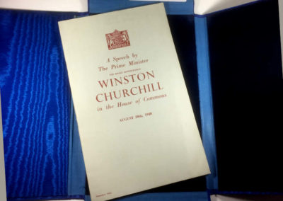 Churchill Speech 'The Few' Aug 20, 1940, in Protective Custom-made Flap Case