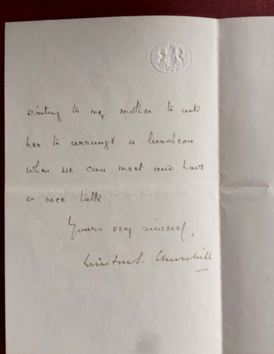 Churchill's Letter p2