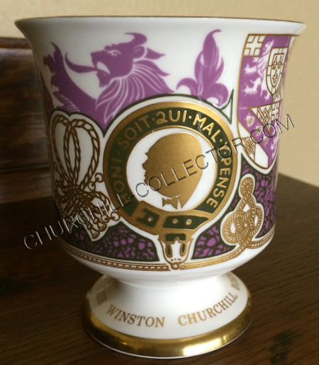 Churchill Centenary Coalport Goblet