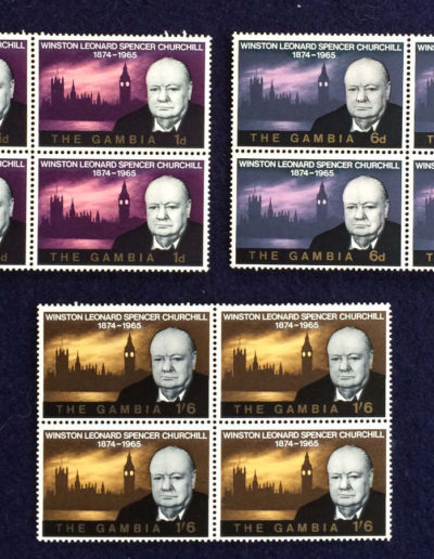 The Gambia Stamps. Churchill Memorial Issue