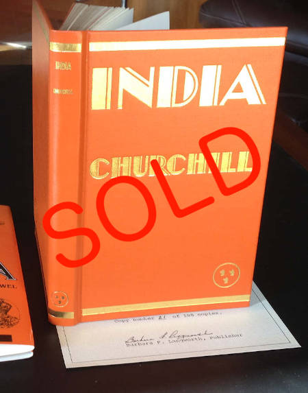 INDIA by Churchill: 1st American