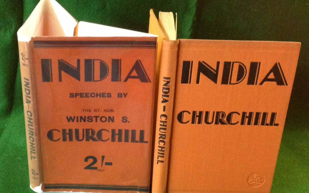 INDIA by Churchill: 1st Edn with Dust Jacket