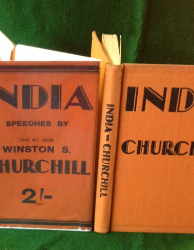 India, First Edition - 10 Speeches by Winston Churchill