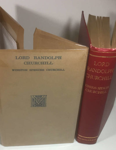 Lord Randolph Churchill: by his son, Winston S. Churchill + dust jacket