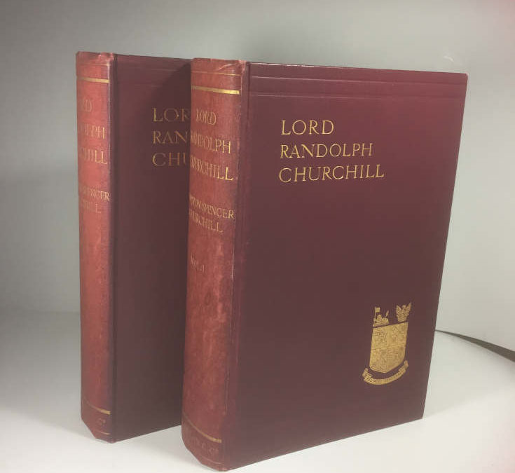 Lord Randolph Churchill – First Edition Inscribed by W. Churchill