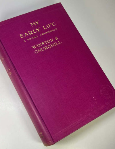 My Early Life by W. Churchill: Original Cloth Boards