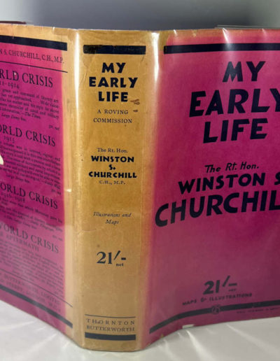 My Early Life by W. Churchill: Dustjacket