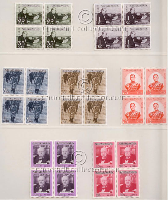 Churchill On Stamps: Color Trial Proofs