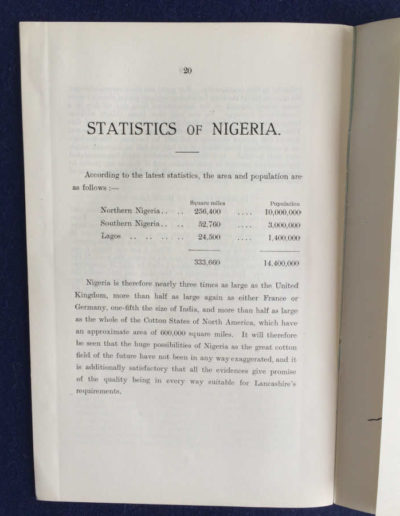 Northern Nigerian Railway, 1907 Speech by Winston Churchill. Page 20