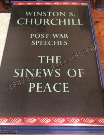 Churchill's Postwar Speeches: Sinews of Peace