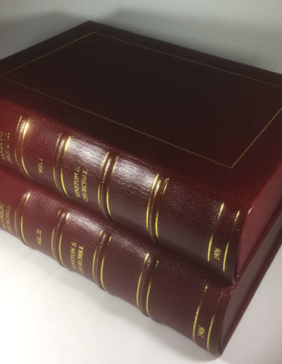 Lord Randolph Churchill by Winston Churchill - Protective Boxes with Gilt Titles