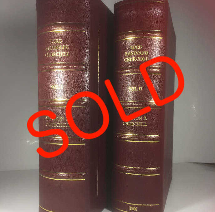 Lord Randolph Churchill – First Edition, 3 Churchill Signatures