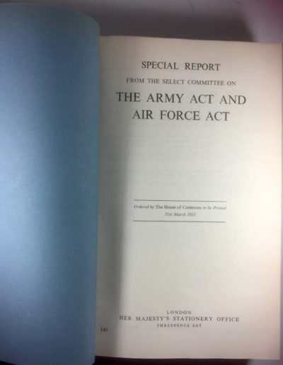 Special Report 31 March 1953