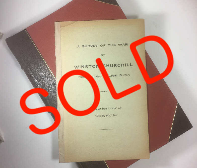 Churchill Speech: A Survey of the War, 1941