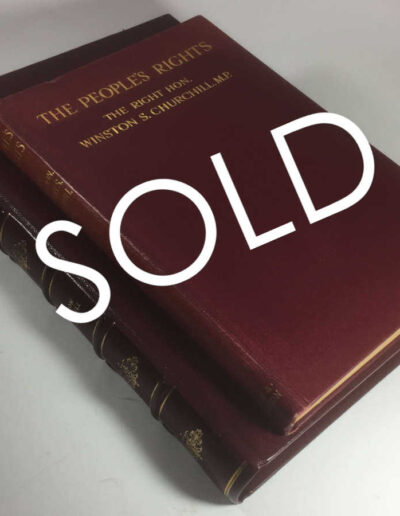 The Peoples Rights by Winston Churchill: SOLD