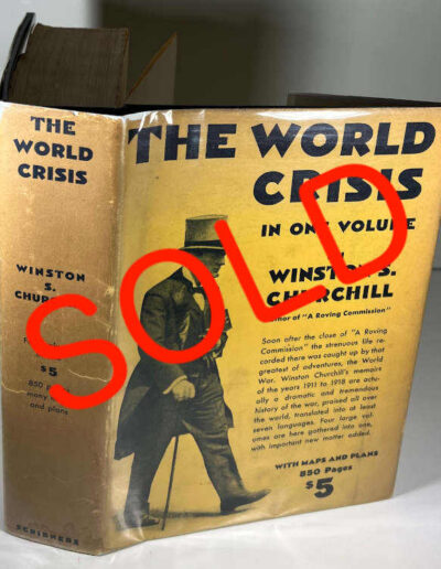 Now Sold: World Crisis Scribner in Dustjacket