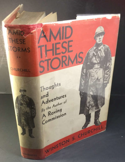 Amid the Storms by Winston Churchill: in Dust Jacket