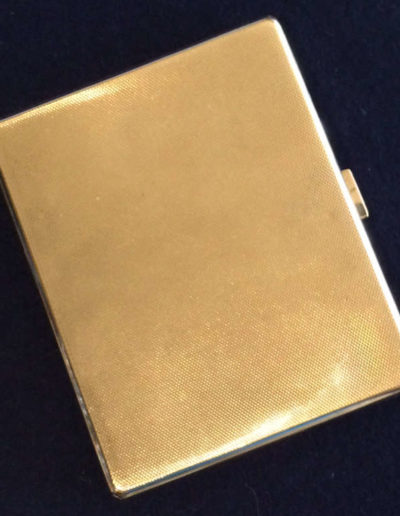Battle of Britain Gold Cigarette Case. Inscribed to 'One of the Few'