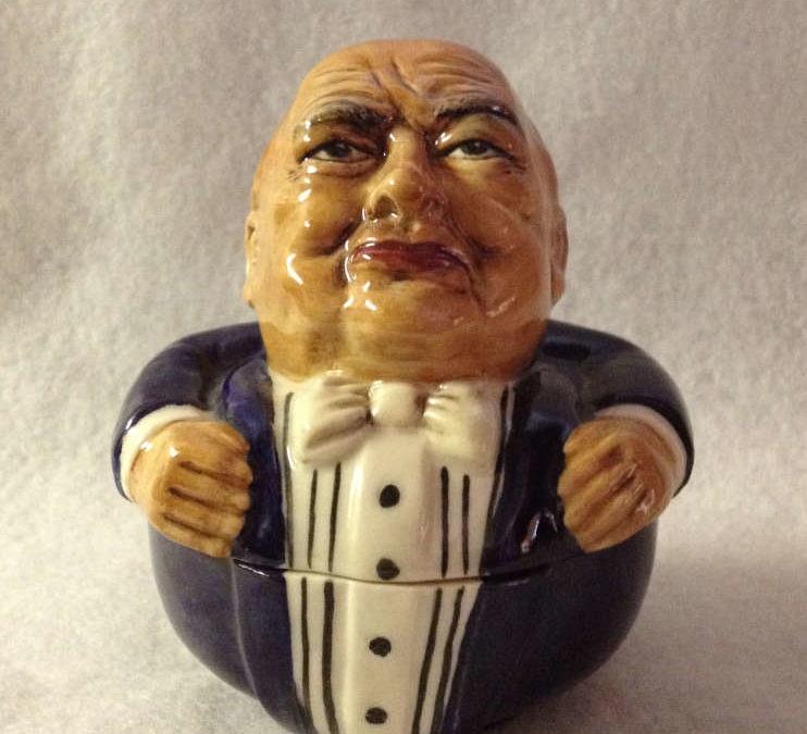 Churchill Face Pot: Kevin Francis Prototype